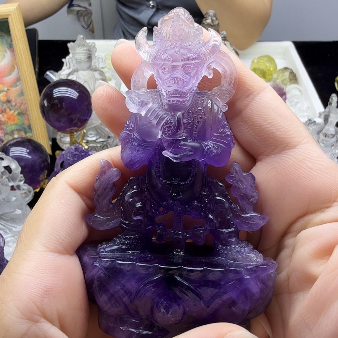 无***心水晶珠宝半成品未镶嵌