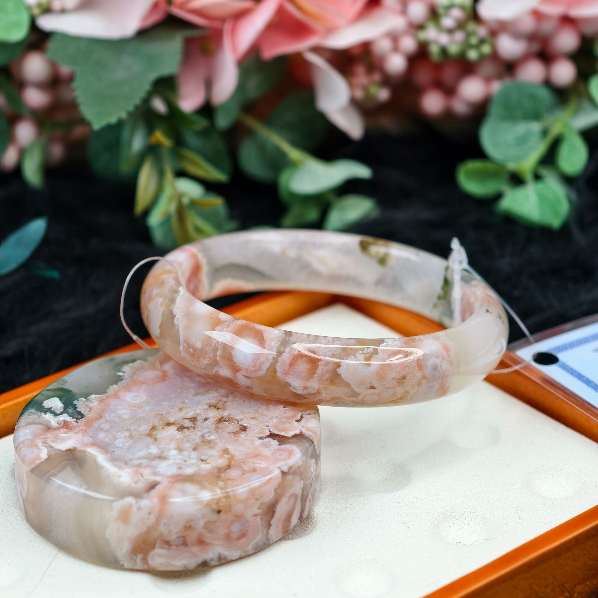 非金属布艺手镯 樱花手镯61圈口（赠品镯心）2s97170