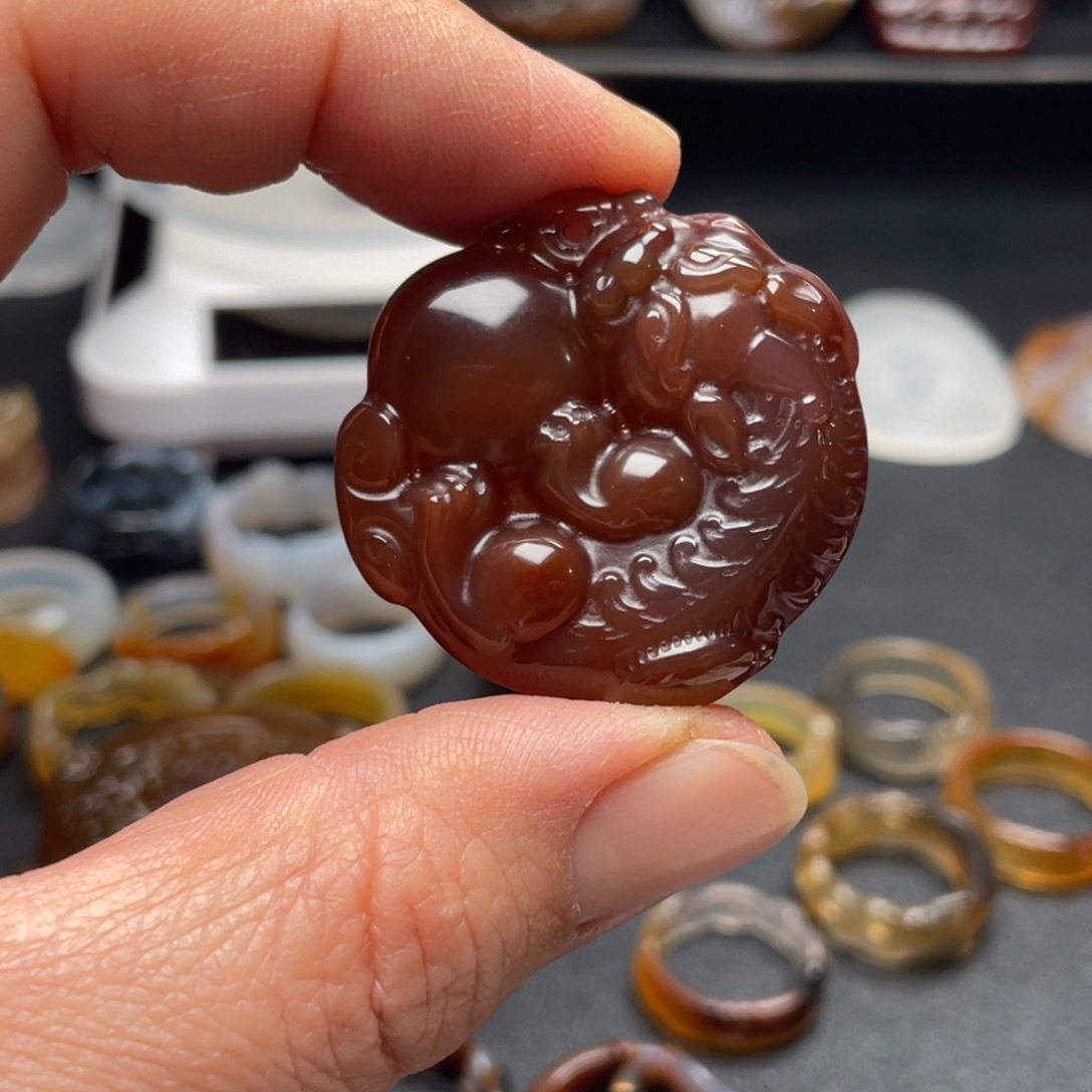 玛瑙/玉髓未镶嵌颈饰