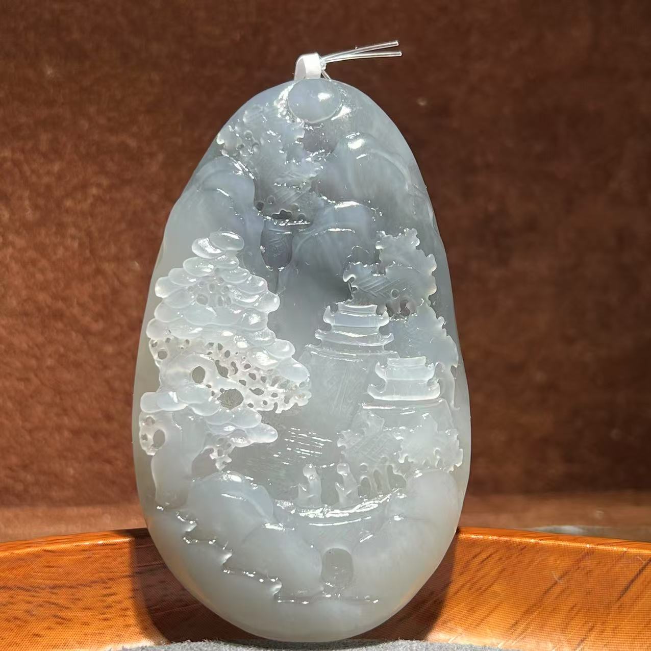 【张老斯珠宝】天然和田玉吊坠lx25835（多样性发货 拍一发一）