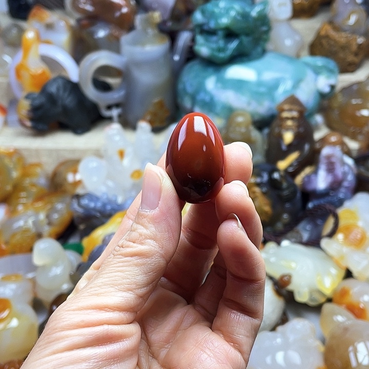 玛瑙/玉髓饰品未镶嵌帽****选