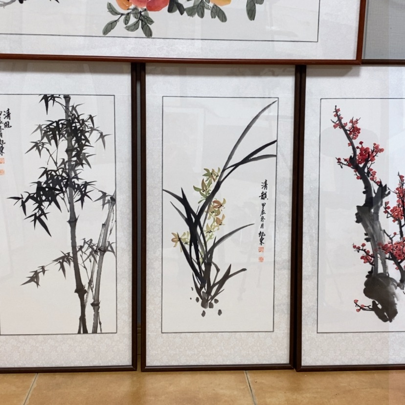 【闪购商品】国画手绘国画带框