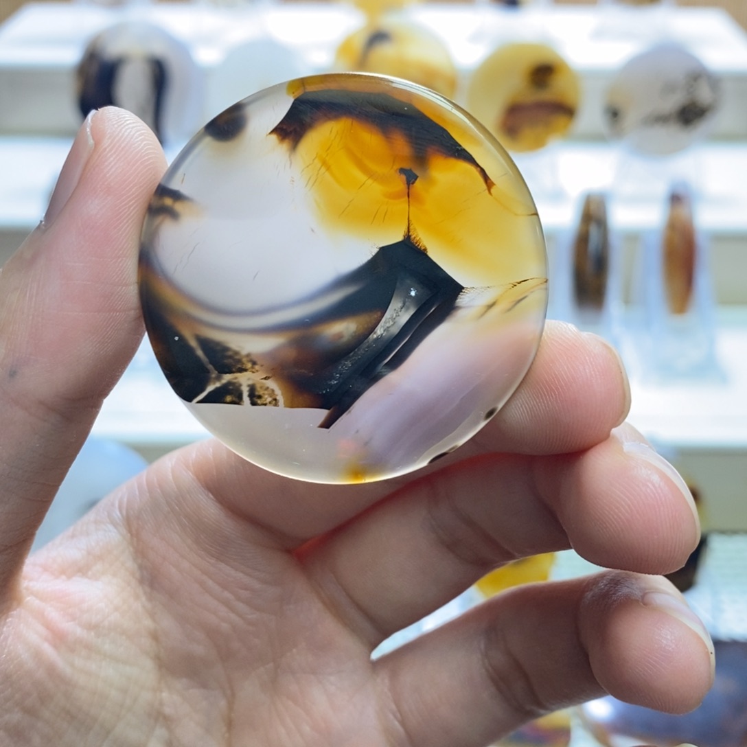 玛瑙/玉髓未镶嵌吊坠(不含链)