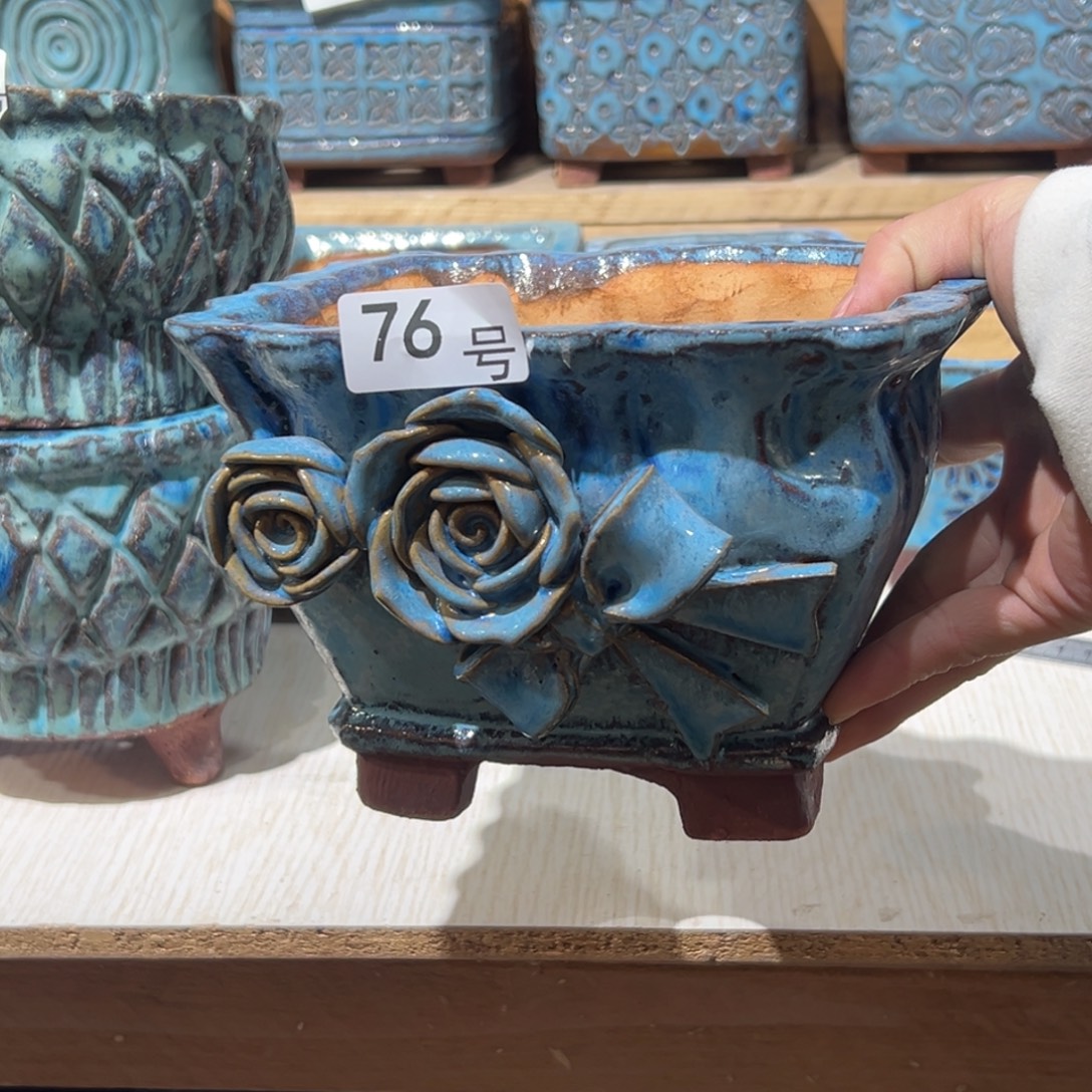 尚雅陶坊多肉花盆，内口径14微瑕