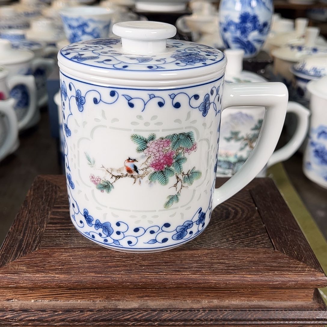 景德镇陶瓷高温办公杯