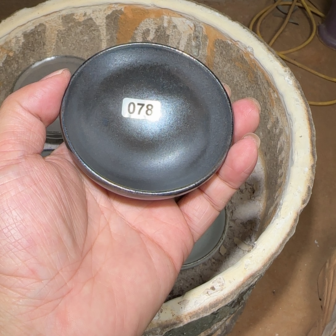 茶盏焦源柴烧自然还原078