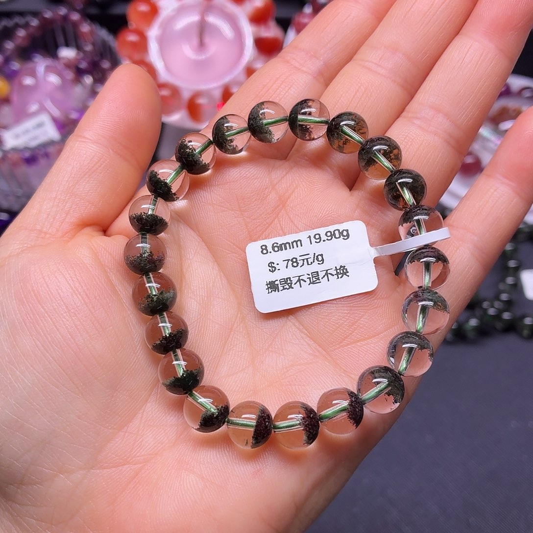 水晶手链未镶嵌天然水晶