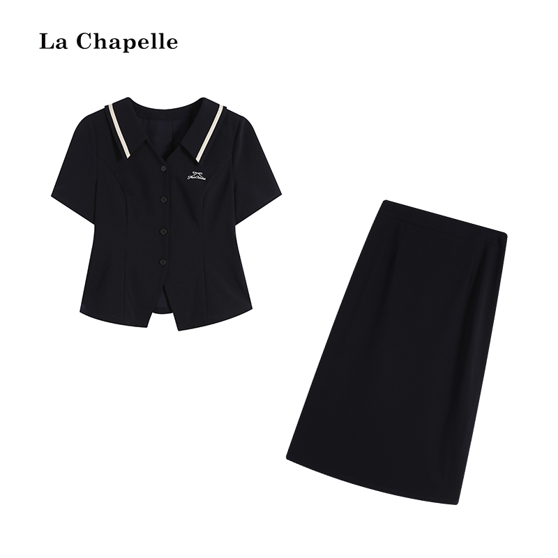 【轻松出街】藏青色套装LA5ZL105374