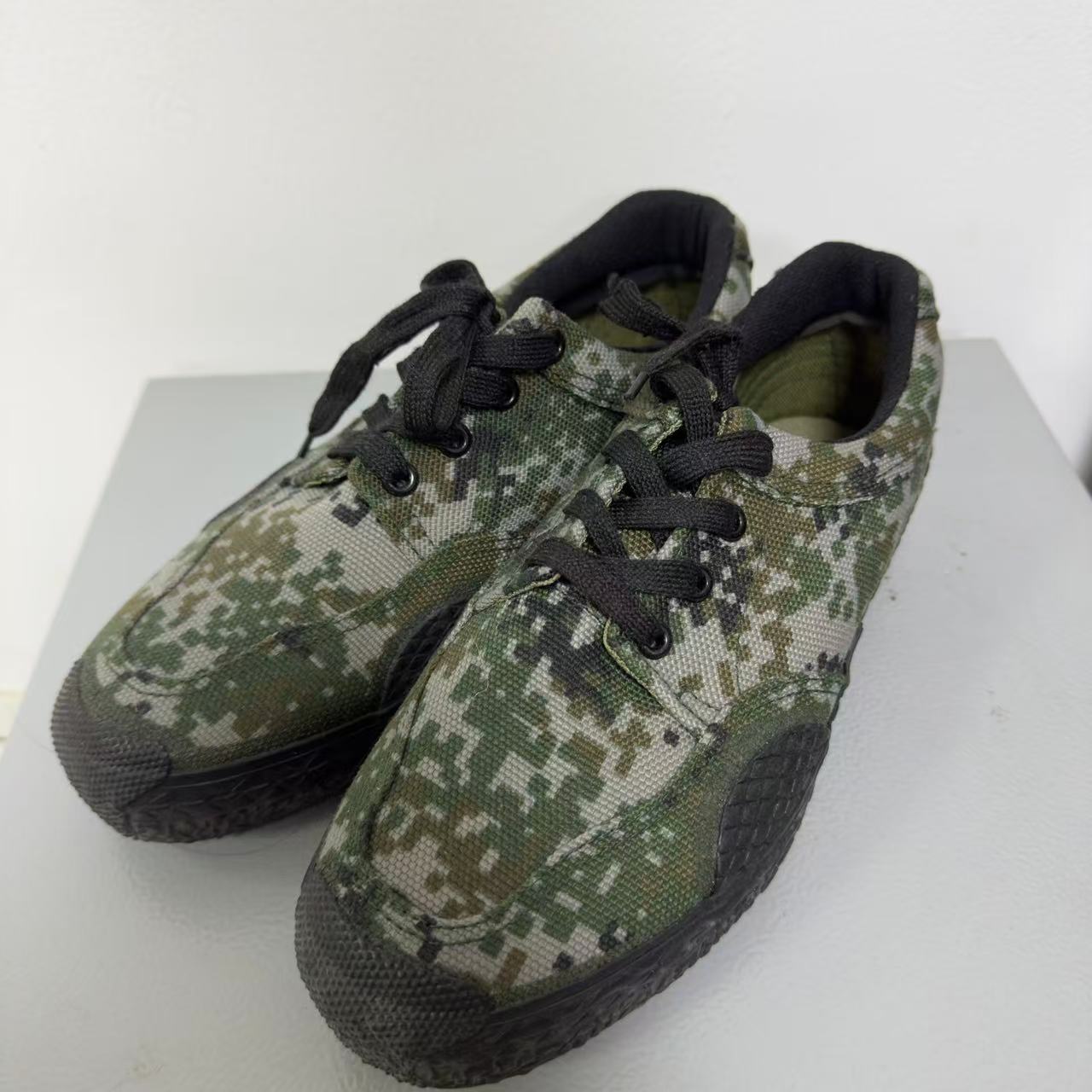 【粤备优选】制式纯正低帮户外防滑耐磨军训解放迷彩劳保鞋