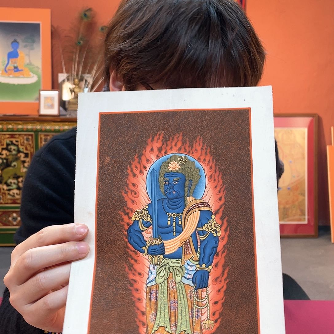 装裱画19×30不动纯手绘