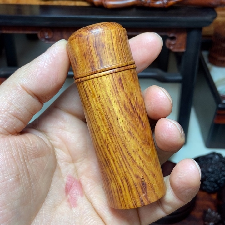 黄花梨/降香黄檀牙签筒