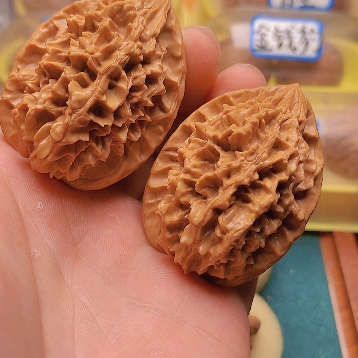文玩核桃把件40爆肉招财鼠