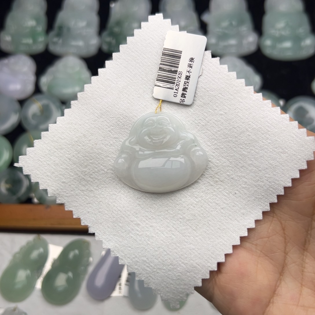 颈饰未镶嵌翡翠佛公