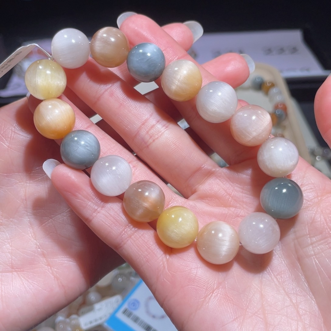 水晶手链未镶嵌221号多性样发货13+