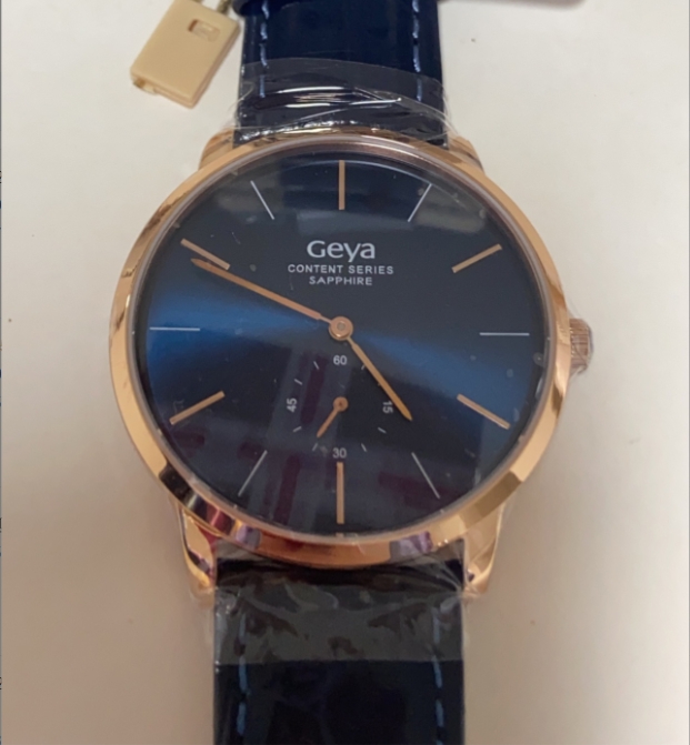 全新未使用 GEYA/格雅 石英男表G06211GHB 