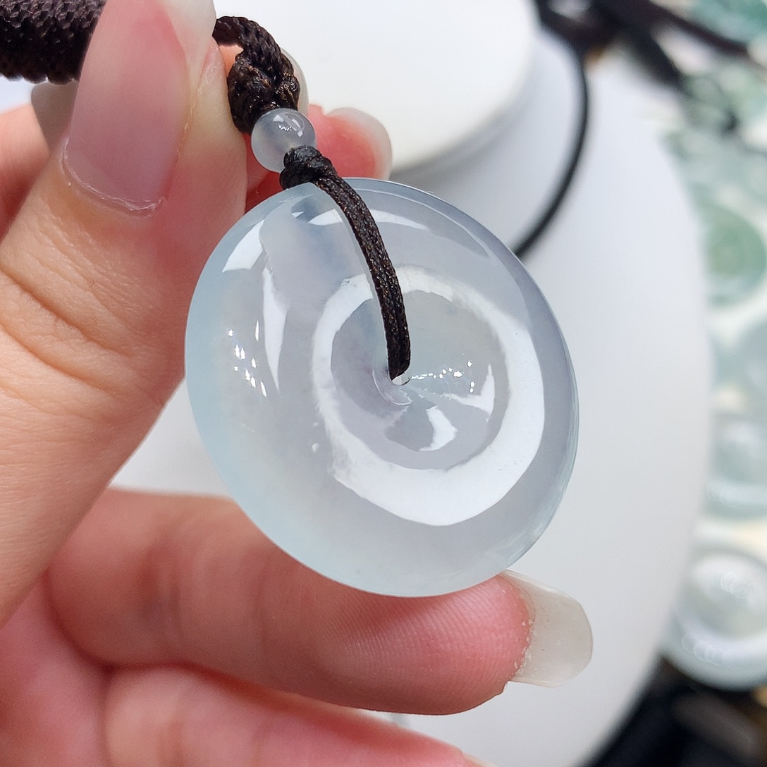 翡翠未镶嵌胸饰翡翠107，29.4/5.9