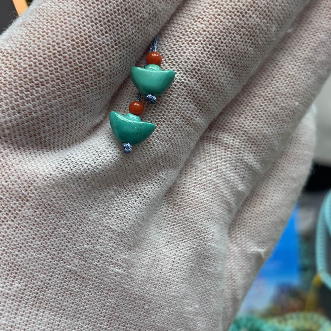 绿松石挂件未镶嵌