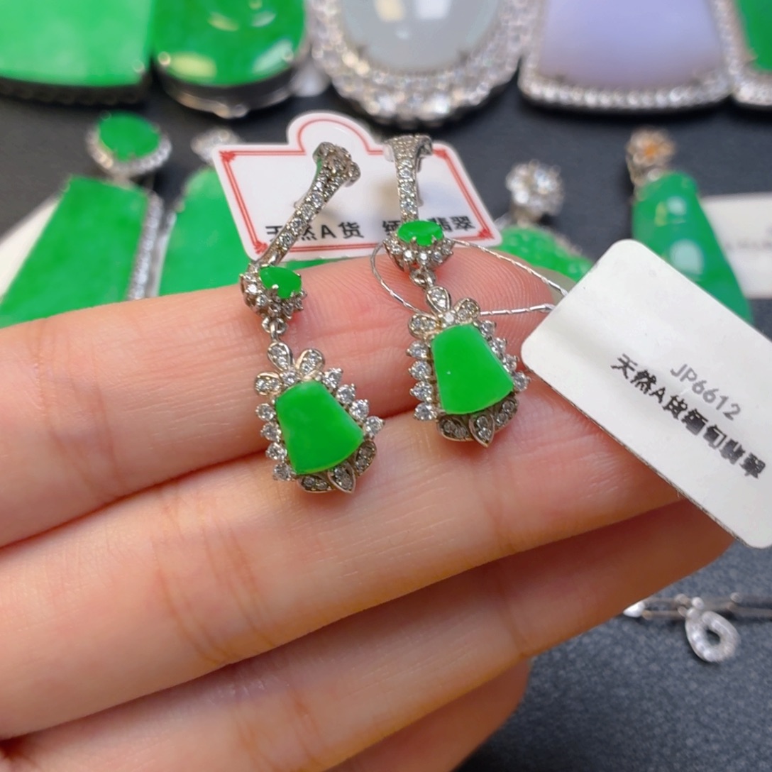 翡翠银S925镶嵌颈饰