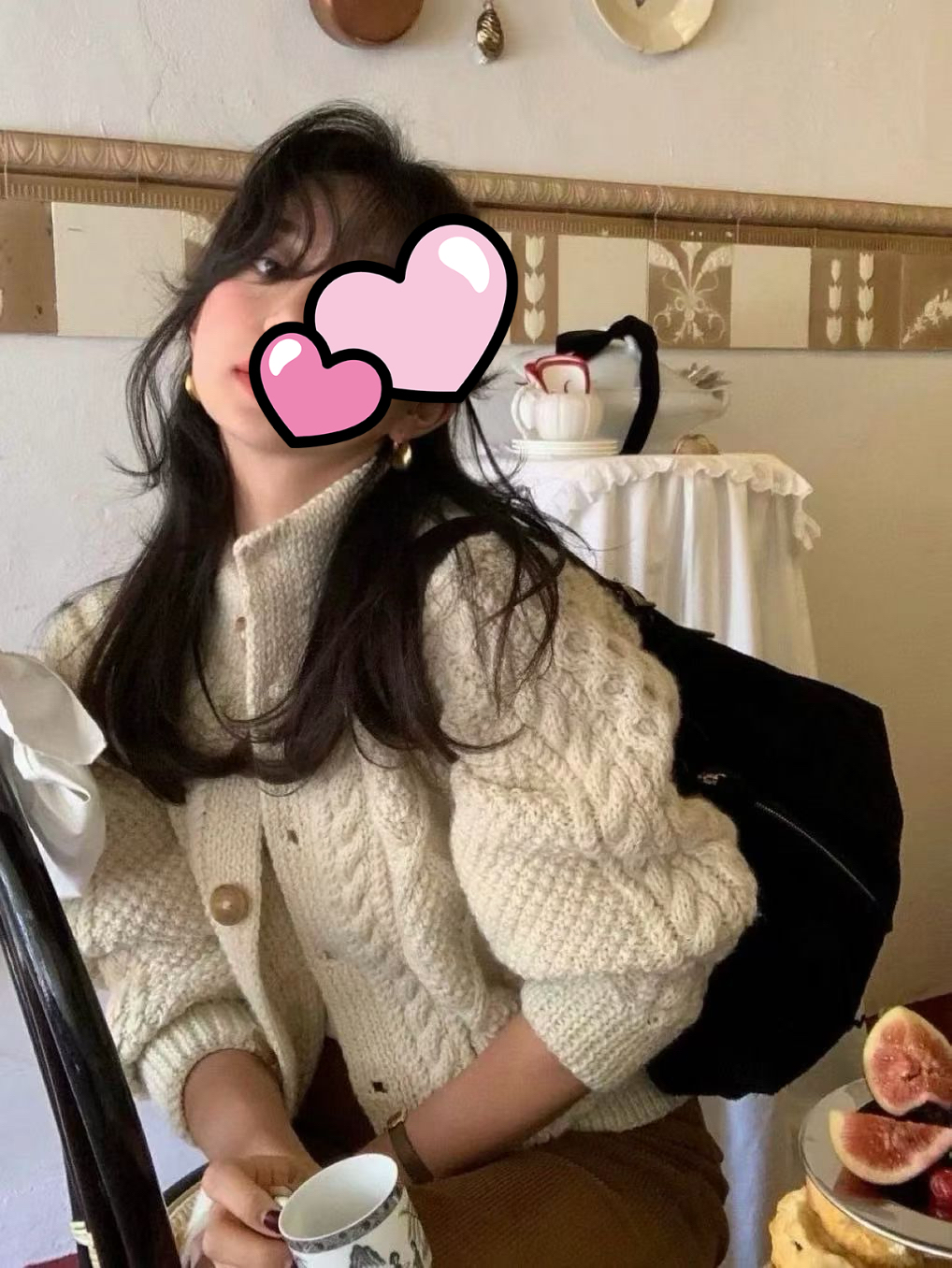 宽松型薄款常规毛针织衫百搭韩版慵懒风秋冬