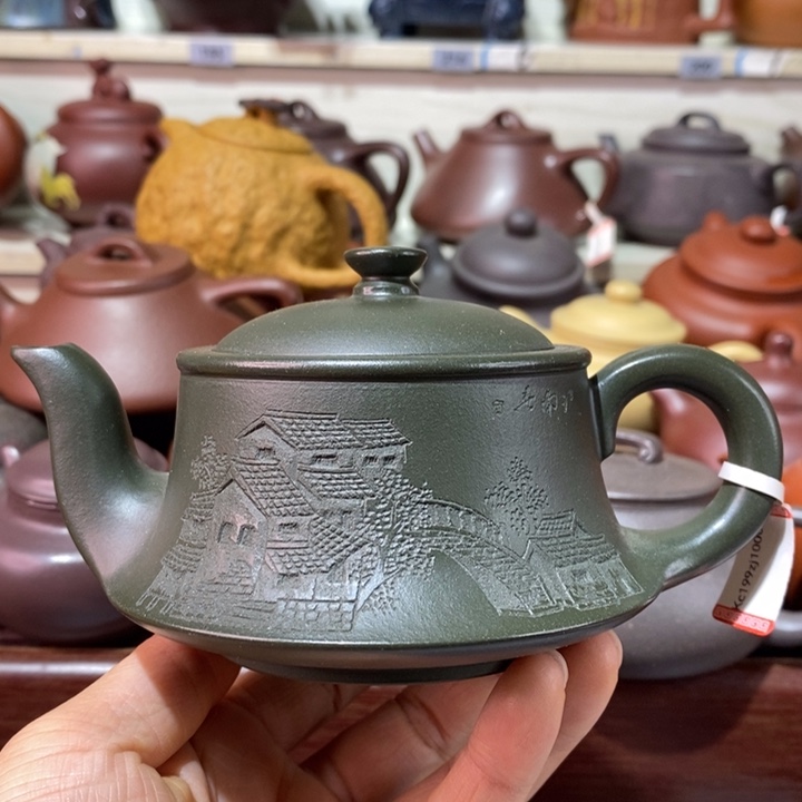 茶壶紫砂微瑕处理一把