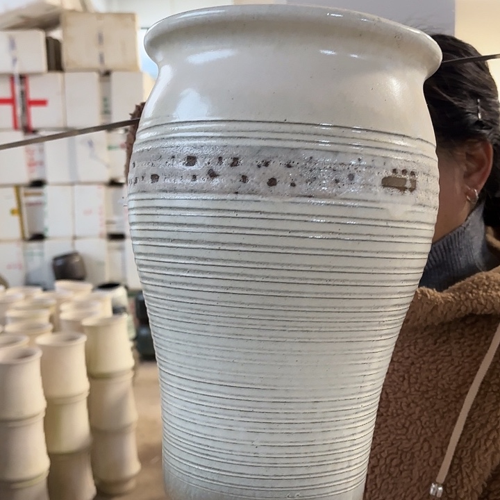 瑕疵高31口20花盆