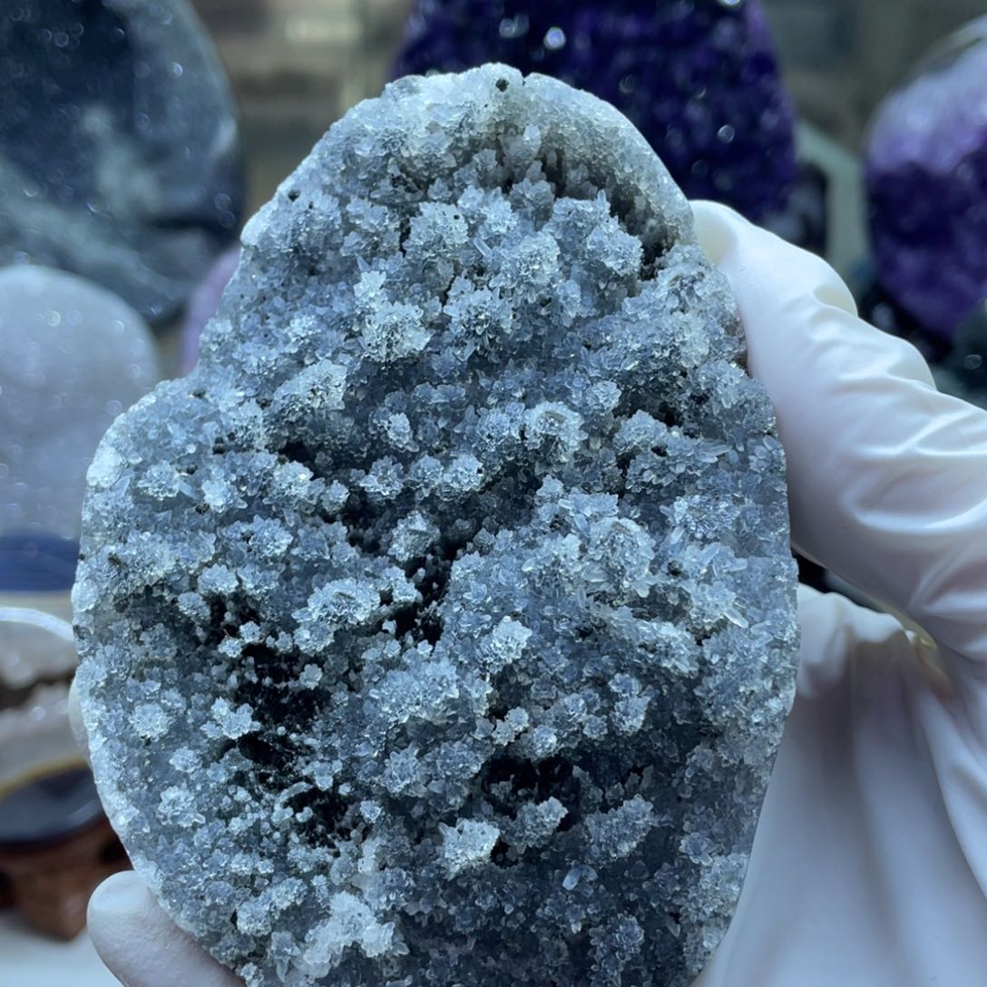 紫晶银S925镶嵌大型摆件（非配饰）