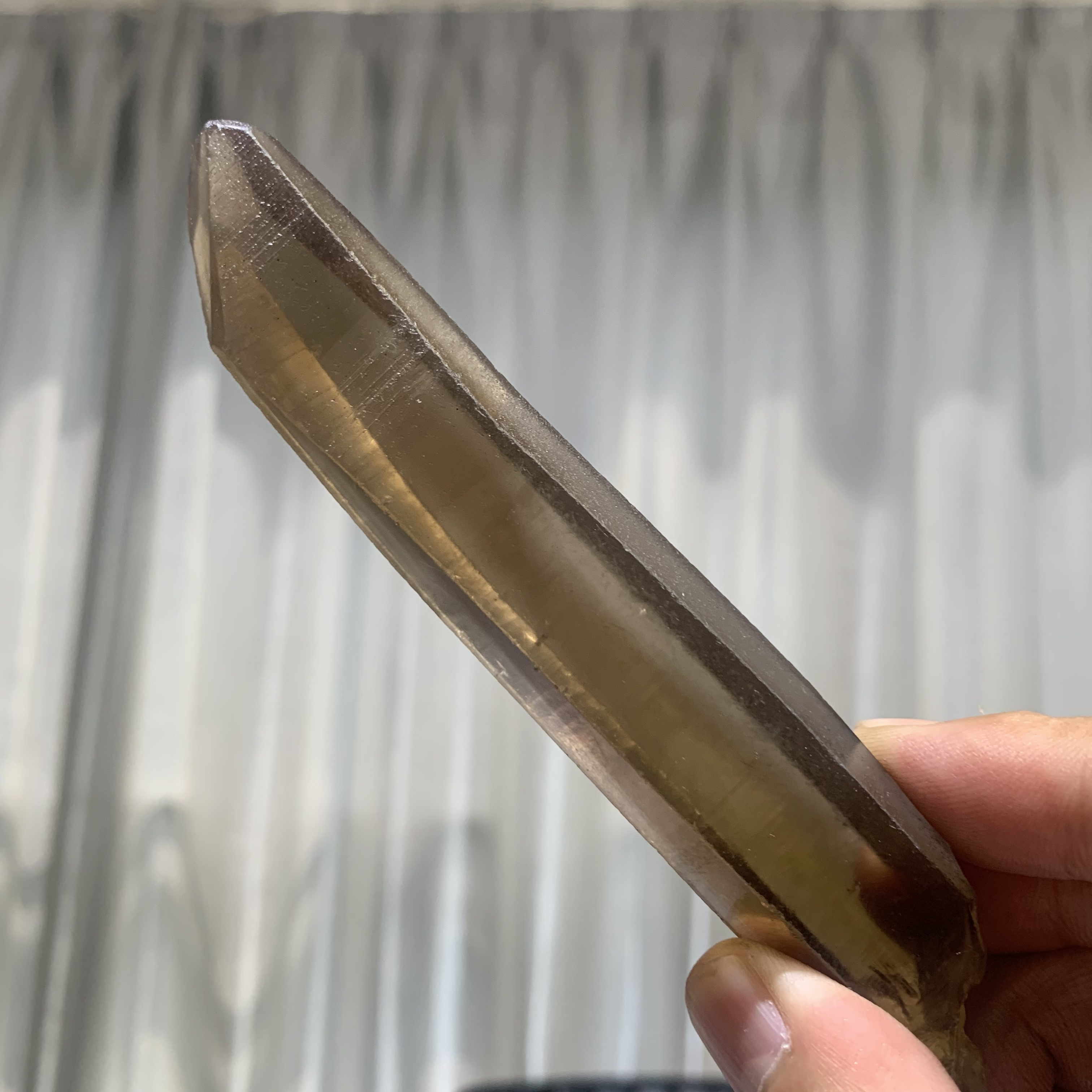 天然茶晶原石A201