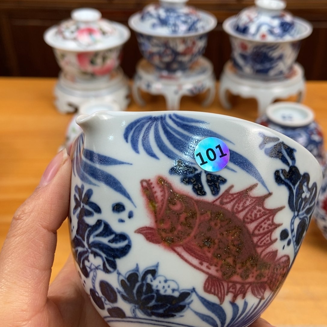 手繪現代茶具非古董