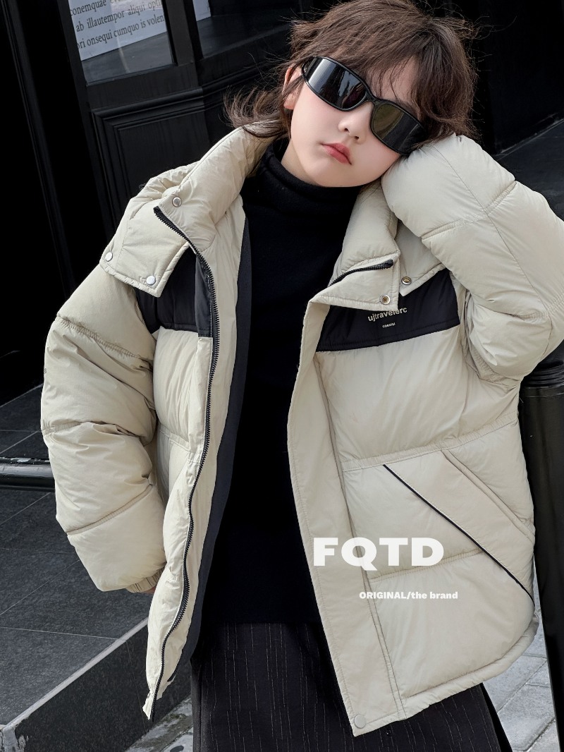 秋冬新款时尚棉衣外套连帽休闲宽松潮流加厚保暖