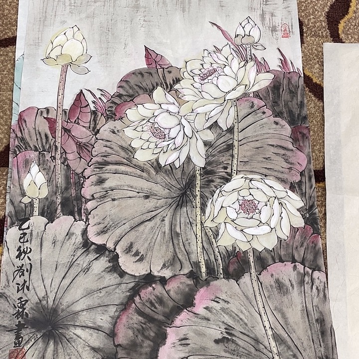 刘***金国画刘沐林老师作品6666