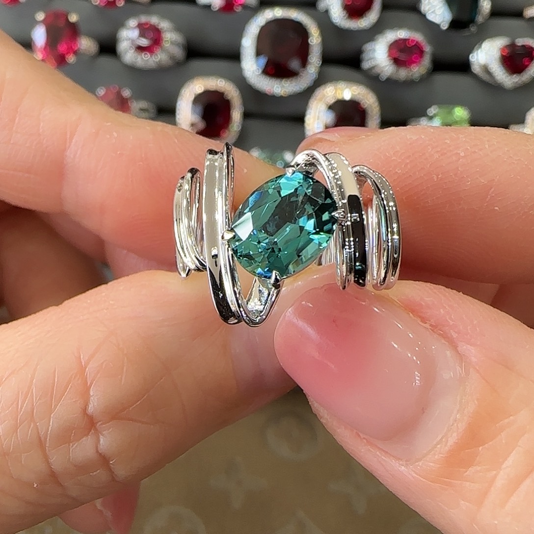 戒指碧玺18K金镶嵌2.32ct