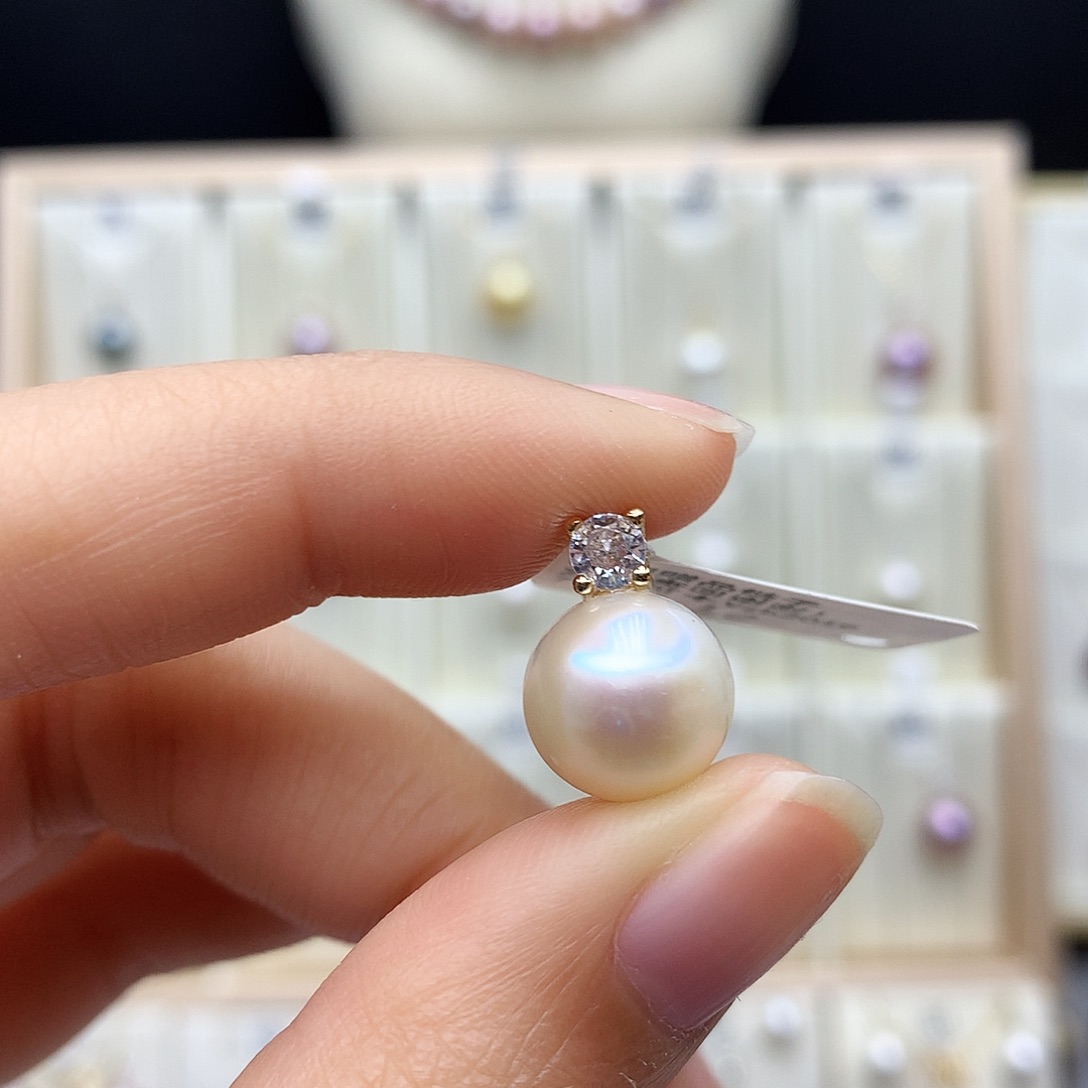 合金淡水珍珠颈饰