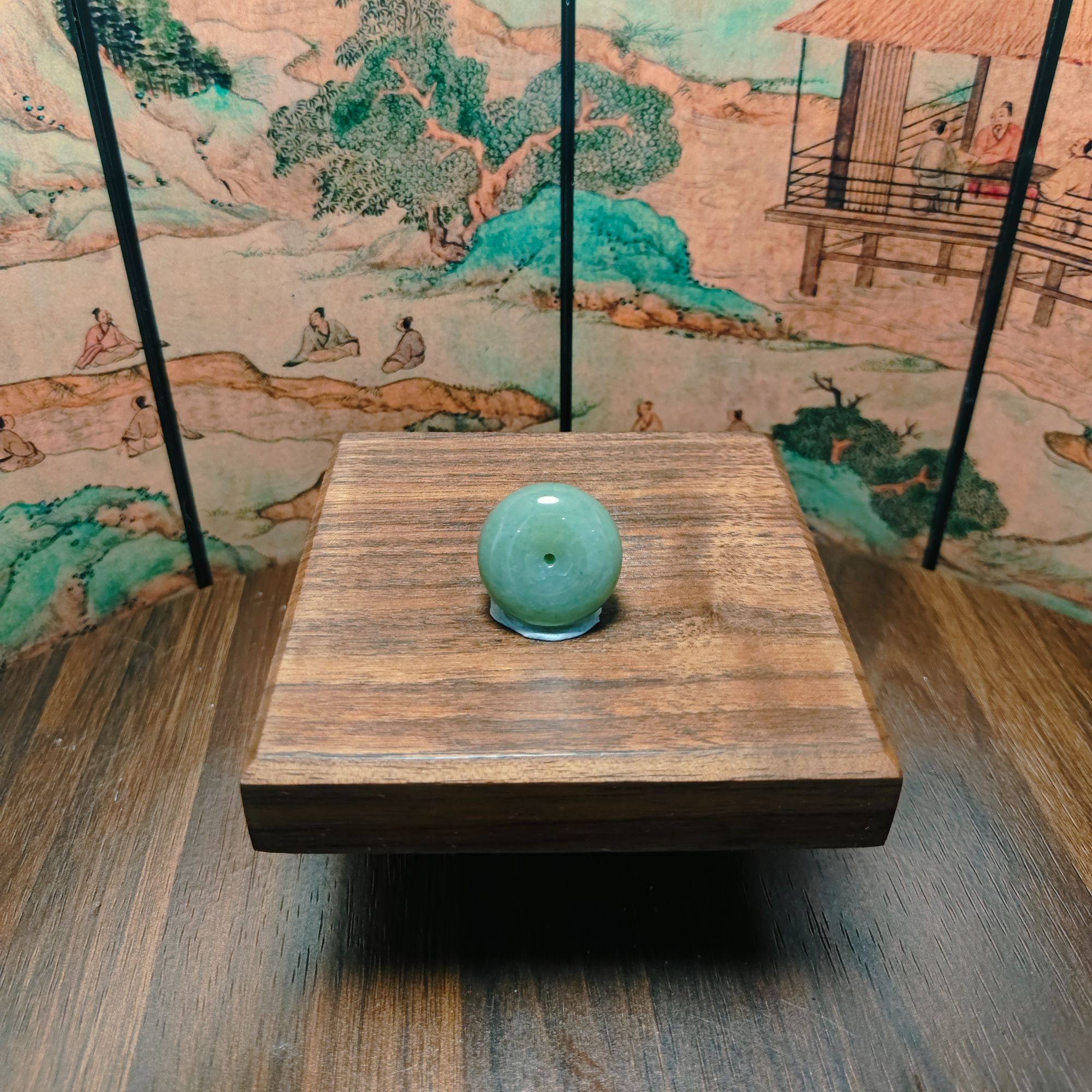 W和田玉平安扣吊坠1243