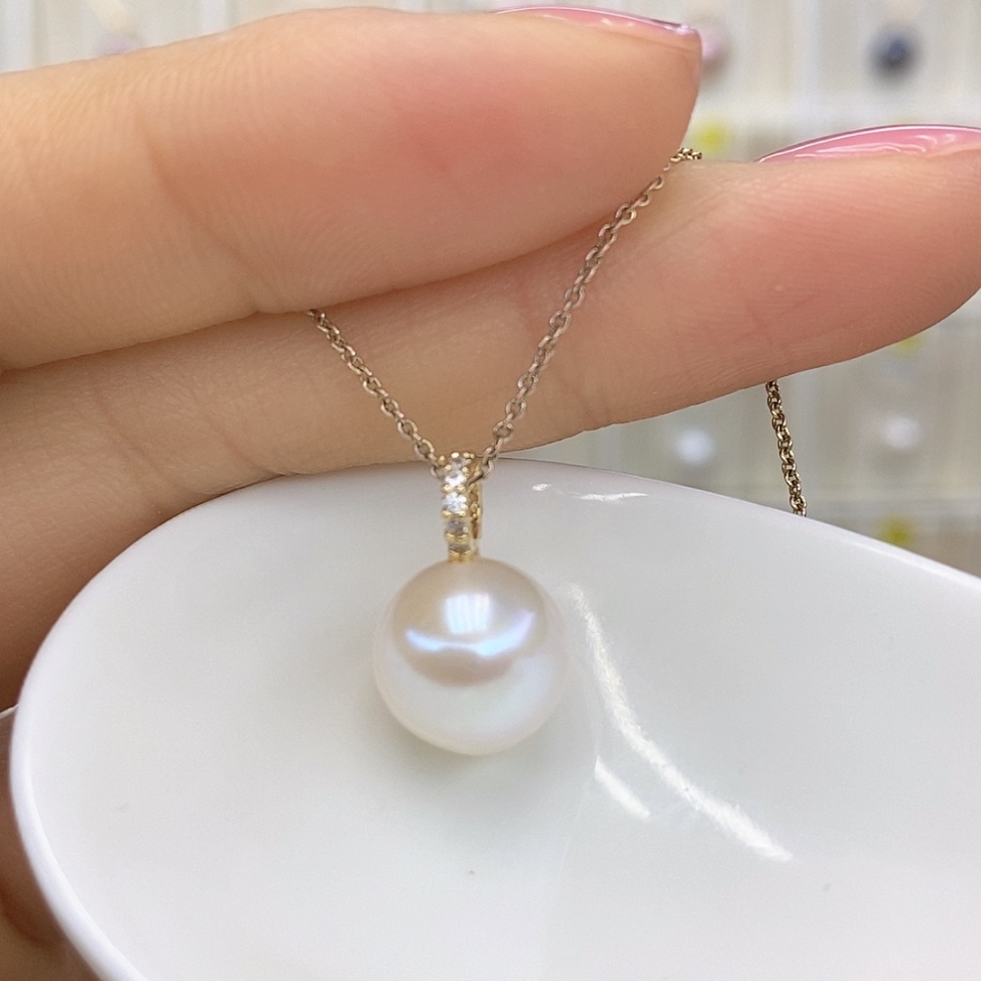淡水珍珠未镶嵌吊坠(赠链)