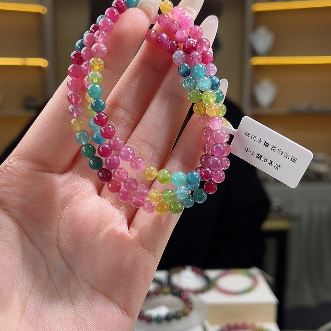 碧玺碧玺5mm（多样性发一件未镶嵌