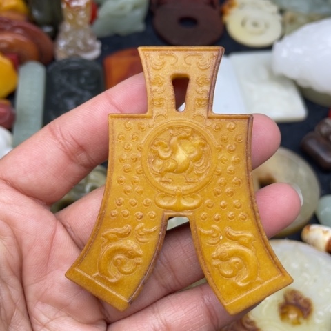 和田玉颈饰未镶嵌122