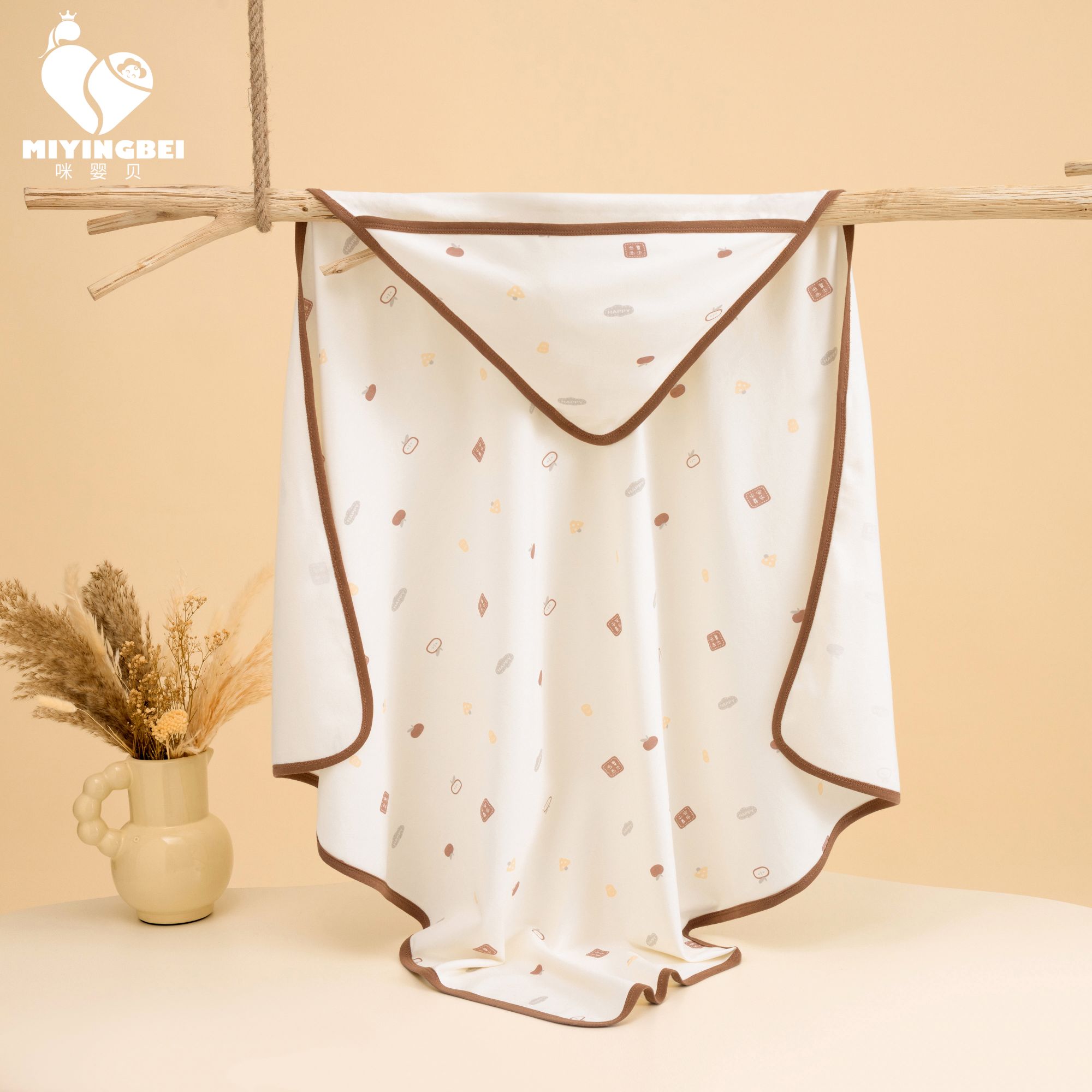 【90加大款】新生儿包单外出四季可用产房单防惊跳