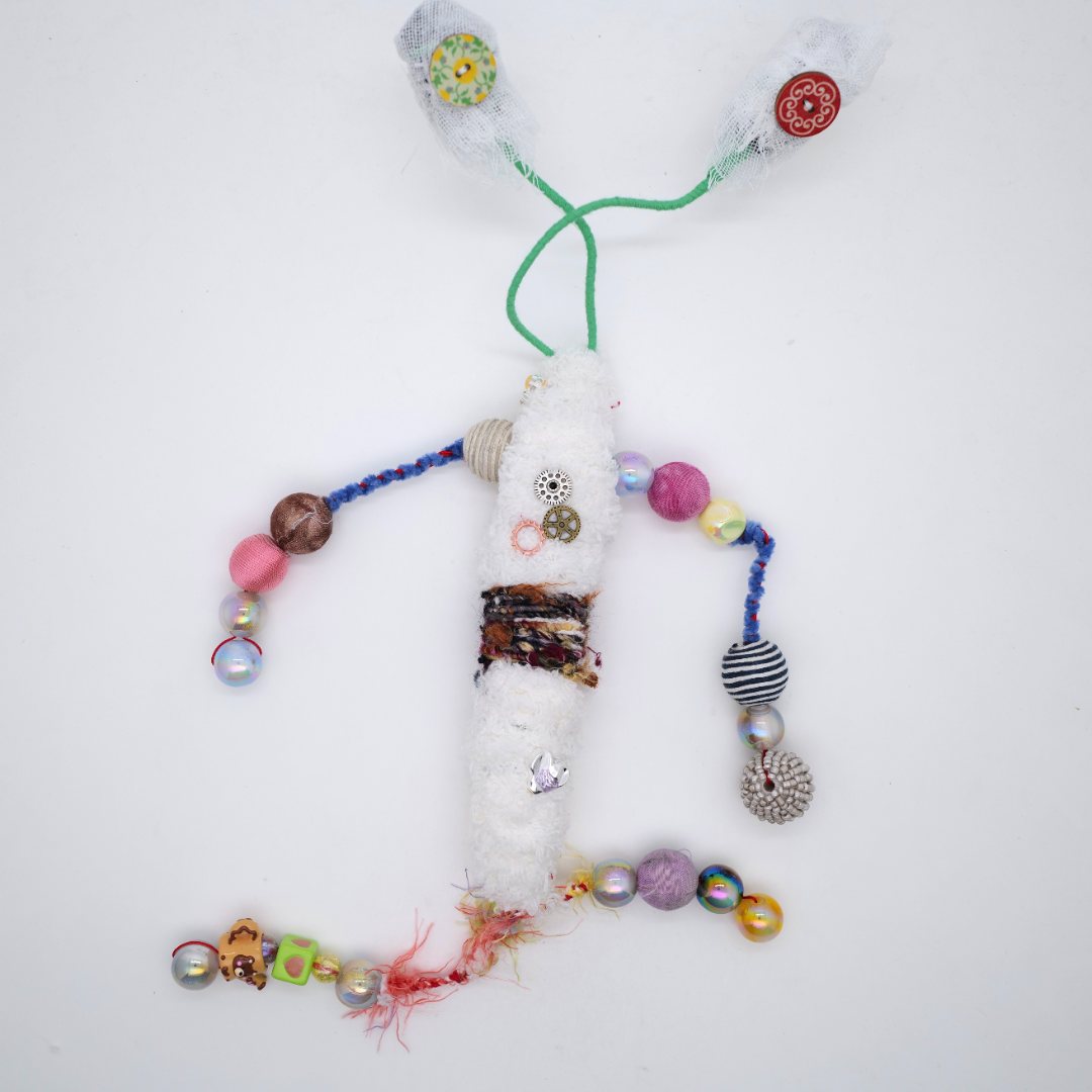 PM 王甜心工作室潦草娃娃《目恩》手作制作，仅一件