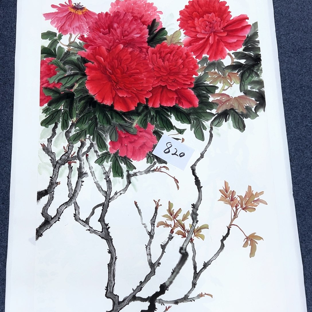 国画国画作品宣纸纯手绘