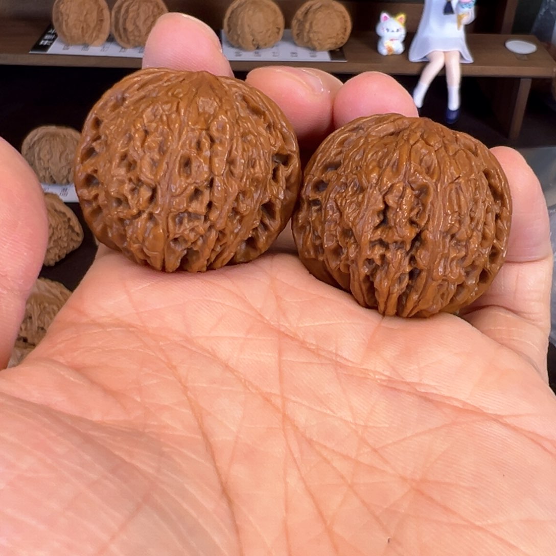 文玩核桃把件小*琳磨盘36+