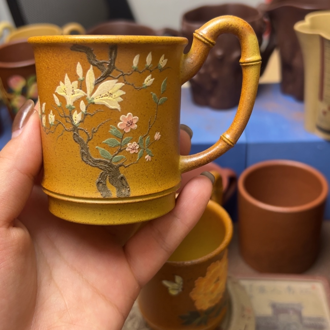 紫砂茶案紫砂主人杯120c c