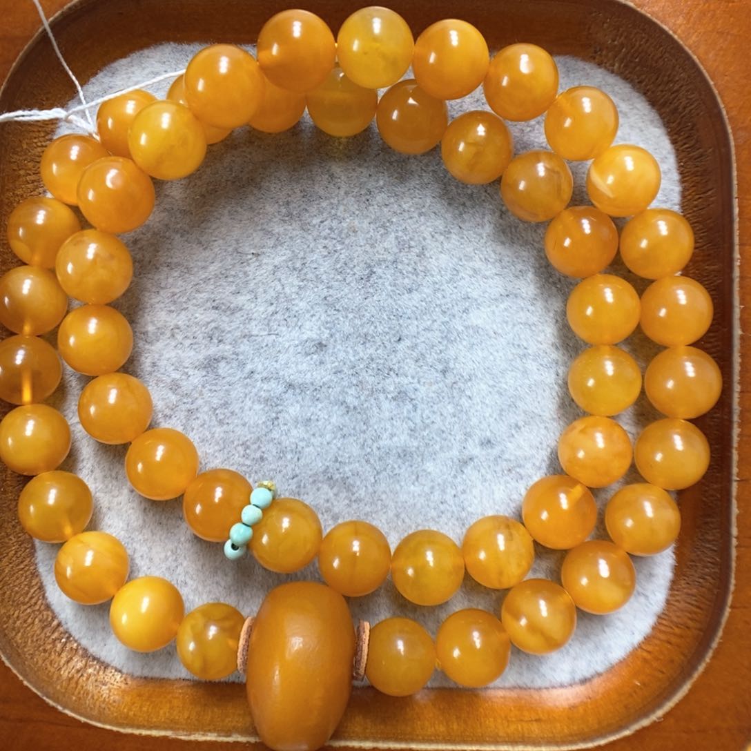 蜜蜡手串未镶嵌蜜蜡