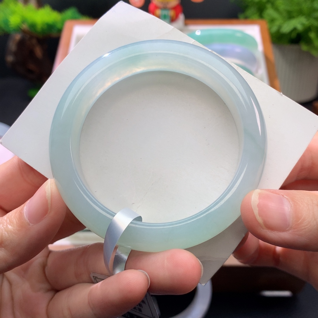 翡翠未镶嵌手镯捡漏 4