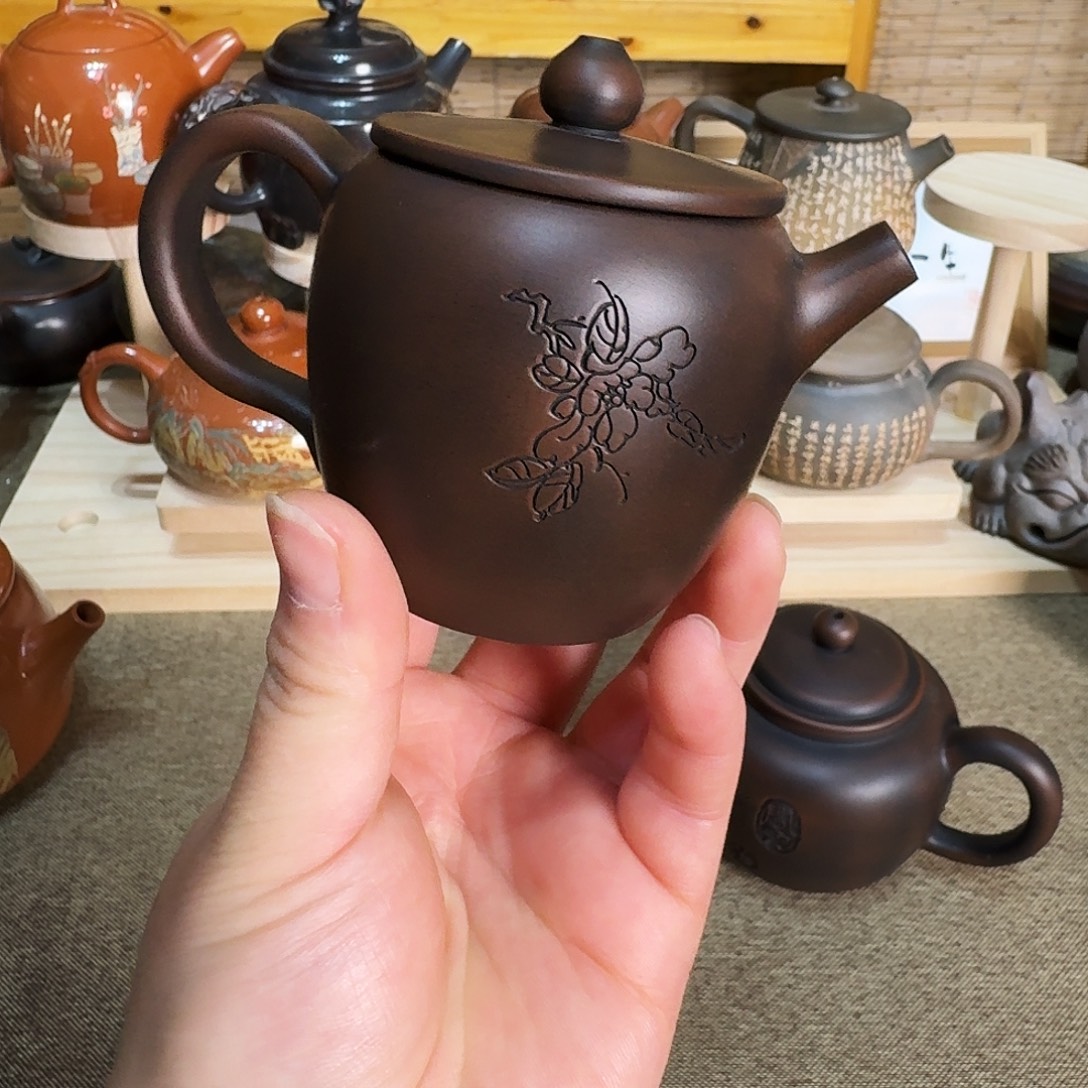 、***、建水紫陶精品小壶14毫升