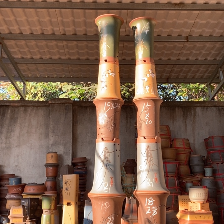 紫砂花盆盆栽花卉