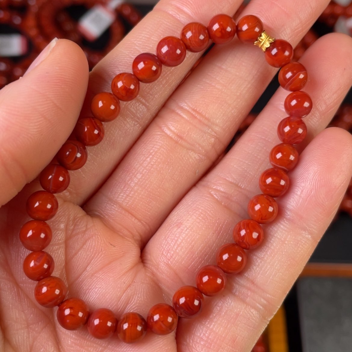 【闪购商品】南红玛瑙手链未镶嵌