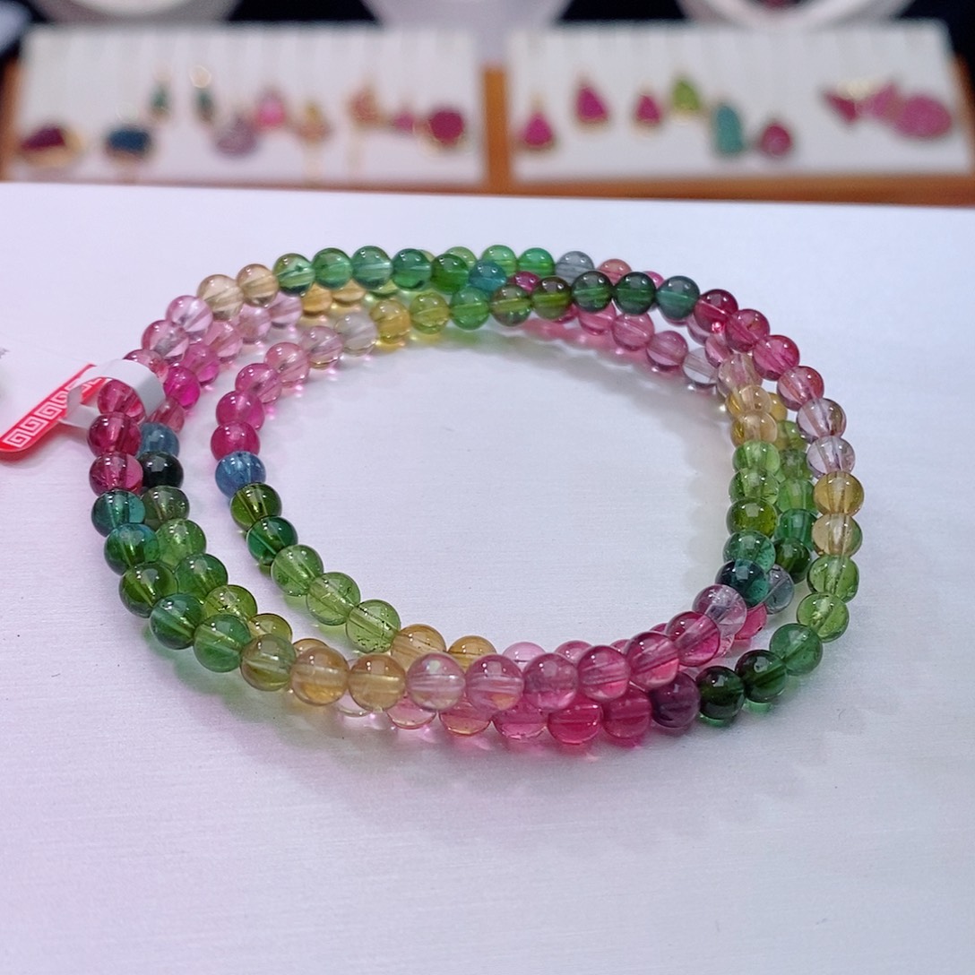 碧玺手链未镶嵌碧玺手链