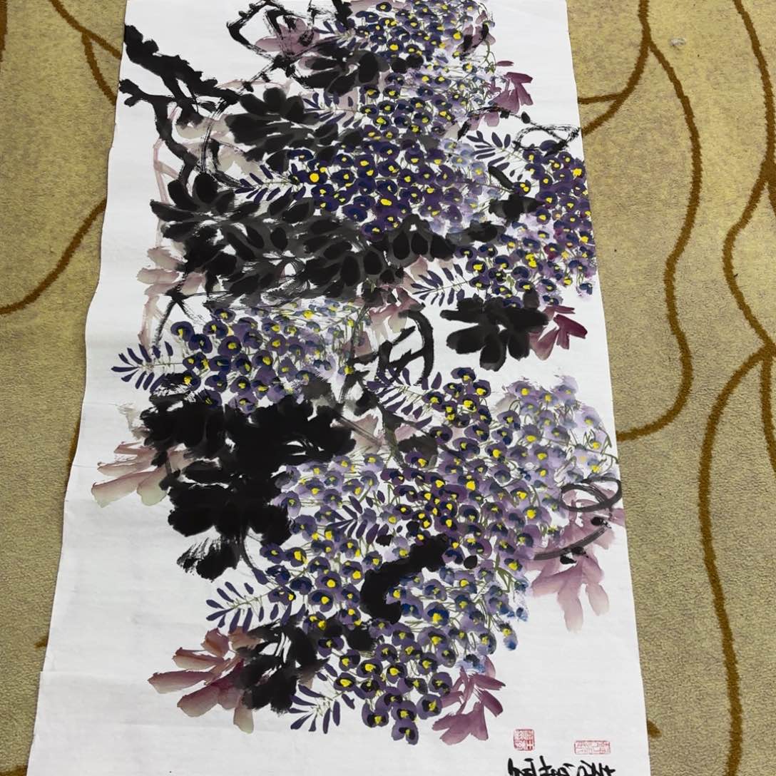 国画王孝华四尺李欣主播