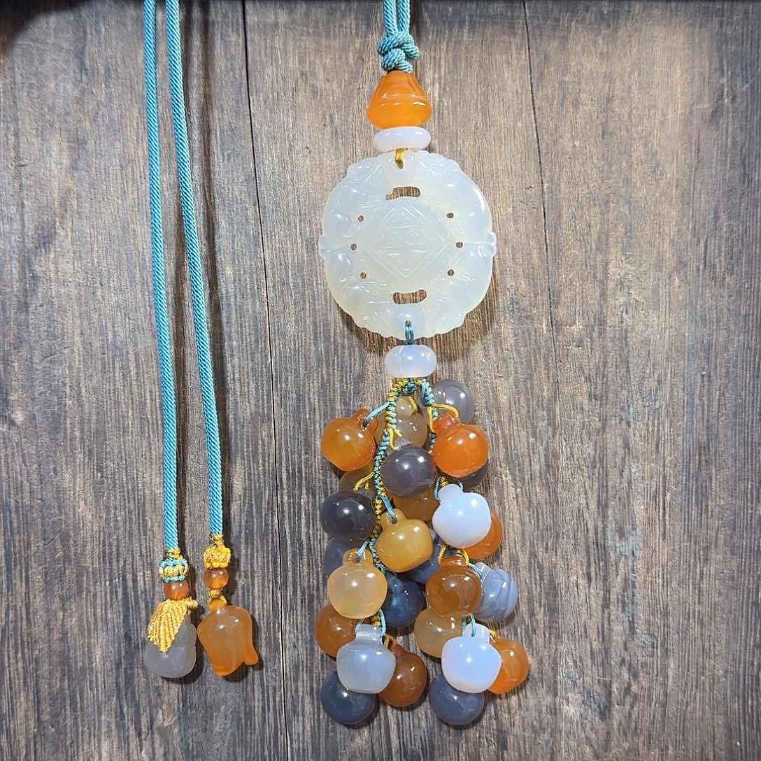 玛瑙/玉髓挂件福利款未镶嵌雨****，