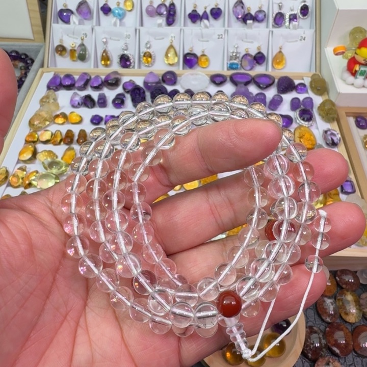 水晶手串未镶嵌多圈